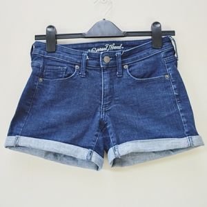 Universal Thread| midrise midi denim shorts
